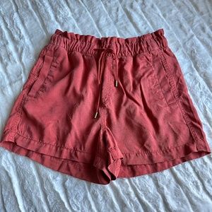 Loft Coral Drawstring Waist Shorts - Small - NWOT Never Worn